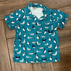 Frugi Organic Cotton Bird Print Shirt